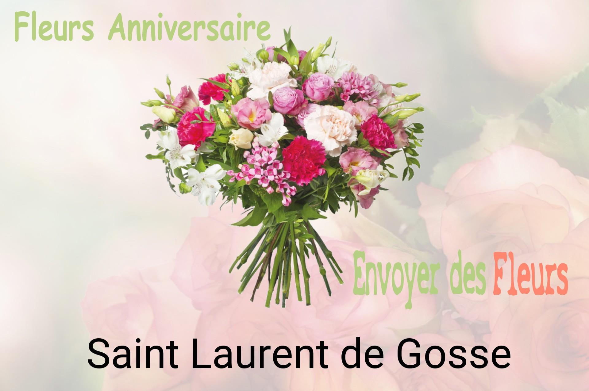 Bouquet de fleurs d’anniversaire livré à Saint-Laurent-de-Gosse